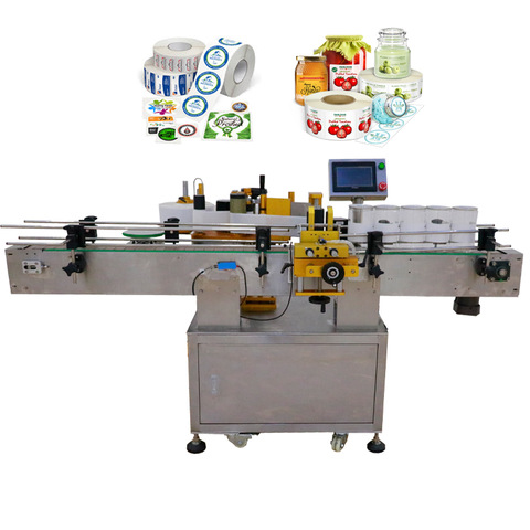 Fabryczna maszyna do etykietowania okrągłych butelek w słoiku Automatyczny sprzęt do etykiet Ręczna maszyna do etykietowania naklejek do plastikowych butelek szklanych 