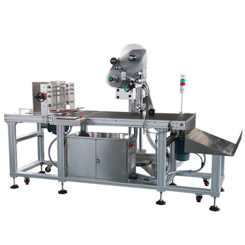 Dwugłowicowa automatyczna maszyna do etykietowania termokurczliwych rękawów o dobrej jakości 