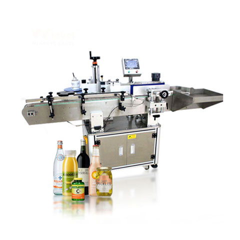 Blat stołowy Automatyczna maszyna do etykietowania płaszczyzn do worków Górna powierzchnia Etykieciarka do pudełek kartonowych z przezroczystym czujnikiem etykiet 