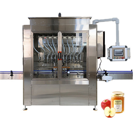 Automatyczna maszyna do napełniania i pakowania dżemu pomidorowego do szklanej butelki Jerry Can 