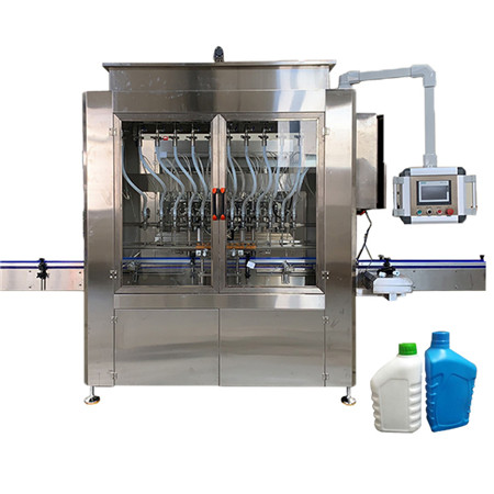 Automatyczna maszyna do butelkowania płynnej pasty kosmetycznej farmaceutycznej ze śledzącym napełnianiem tłokowym serwomechanizmu 
