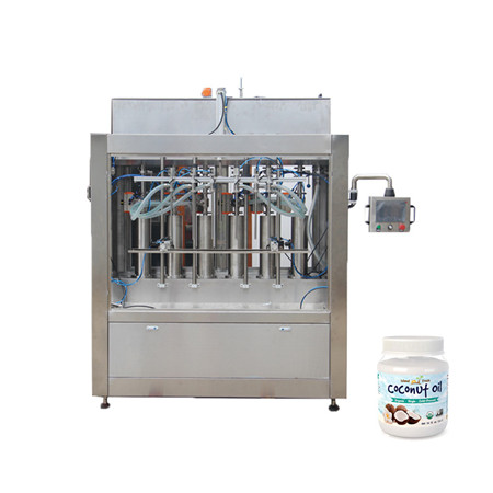 W pełni automatyczna liniowa 4 dysza tłokowa SMC 5000 ml Maszyna do napełniania i zakręcania soku z czystej wody do butelek, puszek, słoików (YT4T-4G i CDX-1) 
